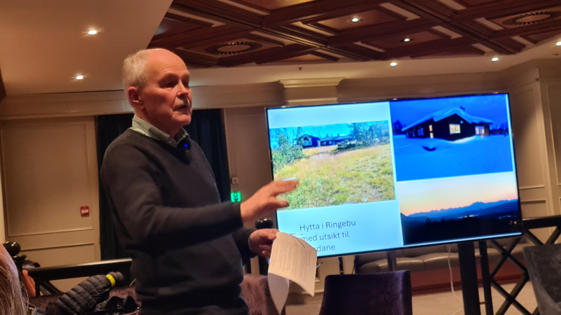 Hans Petter Løvold holdt sitt Egoforedrag i kveldens klubbmøte